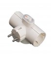 ADAPTADOR TRIPLE T.T. + INTERRUPTOR