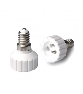 ADAPTADOR PORTALÁMPARAS DE E14 A GU10 Material eléctrico