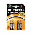 PILA DURACELL PLUS POWER LR03 AAA (4 UND)