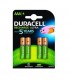 PILA DURACELL RECARGABLE ULTRA LR03 AAA (4 UND) Pilas