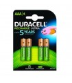 PILA DURACELL RECARGABLE ULTRA LR03 AAA (4 UND)