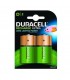 PILA DURACELL RECARGABLE ULTRA LR20 D (2 UND) Pilas