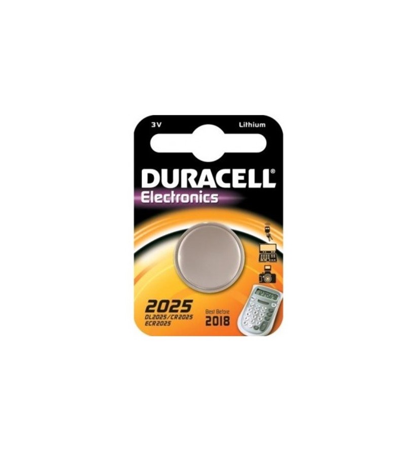 PILA DURACELL ELECTRONICS LITIO CR-2025 3V (1 UND) Pilas Material eléctrico  