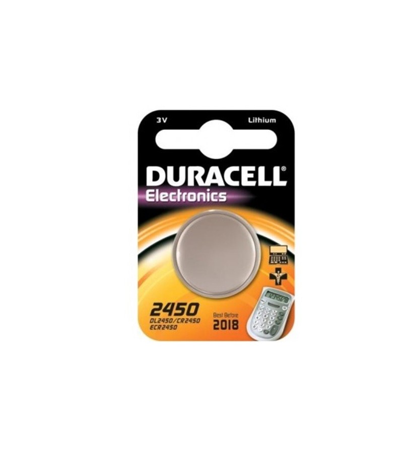 PILA DURACELL ELECTRONICS LITIO CR-2450 3V (1 UND) Pilas Material eléctrico  