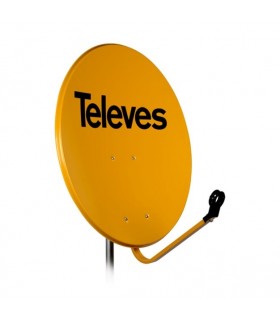 ANTENA PARABÓLICA 65CM OFF-SET TELEVÉS Materiales de telecomuniciones, telefonía y televisión