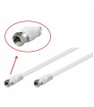 ALARGO TV CONECTOR F (MACHO-MACHO) 1.5 MTS.