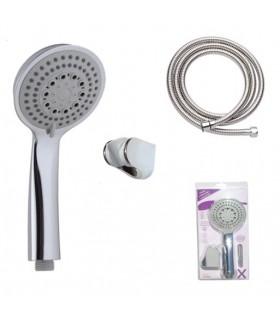 KIT DUCHA 3 POSICIONES (BRAZO + FLEXO + SOPORTE) Complementos baño