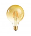 BOMBILLA GLOBO LED E27 6W 2700K AMBAR