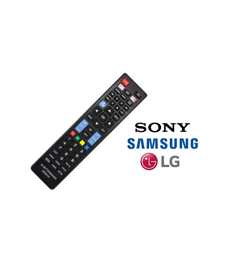 MANDO TV UNIVERSAL PRE-PROGRAMADO SAMSUNG - SONY - LG Materiales