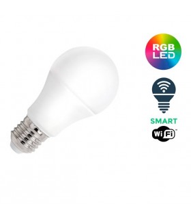 BOMBILLA ESTÁNDAR LED 9W E27 RGB + WIFI Bombillas led online