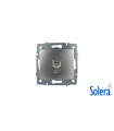 BASE RJ-45 CAT6 EUROPA PLATA SOLERA