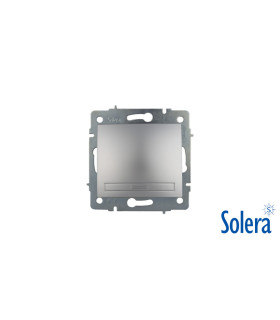 INTERRUPTOR CONMUTADOR EUROPA PLATA SOLERA Mecanismos eléctricos