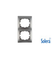 MARCO 2 ELEMENTOS VERTICAL PLATA EUROPA SOLERA