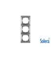 MARCO 3 ELEMENTOS VERTICAL PLATA EUROPA SOLERA