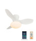 VENTILADOR TECHO TULIP BLANCO + MANDO + APP Ventilación
