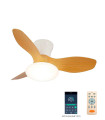 VENTILADOR TECHO TULIP MADERA + MANDO + APP Ventilación
