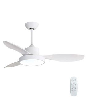 VENTILADOR TECHO GINNA-XL BLANCO + MANDO + APP. Ventilación