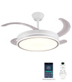 VENTILADOR TECHO STELLA-L BLANCO DIMABLE + MANDO + APP Ventilación