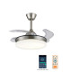 VENTILADOR TECHO ISABELLA-S CROMO + MANDO + APP Ventilación