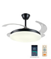 VENTILADOR TECHO ISABELLA-L NEGRO + MANDO + APP Ventilación