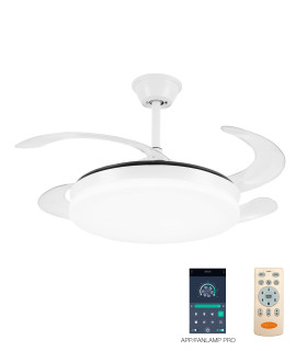 VENTILADOR TECHO ISABELLA-XL BLANCO + MANDO + APP Ventilación