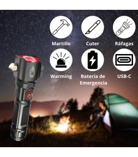 LINTERNA LED SEGURIDAD ALTA POTENCIA RECARGABLE Familias de productos