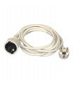 PROLONGADOR CABLE T.T. BLANCO 3 X 1.5 MM - 3 METROS