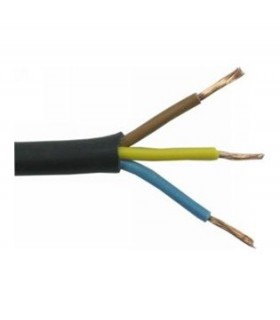 CABLE MANGUERA NEGRA FLEXIBLE 3x1.5 - Tecnitron - Tienda Online