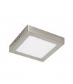 DOWNLIGHT LED SUPERFICIE CUADRADO 18W 1450LM 6000K NIQUEL-SATIN