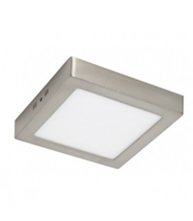 DOWNLIGHT LED SUPERFICIE CUADRADO 24W 2000LM 6000K NIQUEL-SATIN Tienda online de iluminación