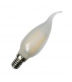 BOMBILLA VELA PUNTA LED FILAMENTO 4W E14 420LM 3000K