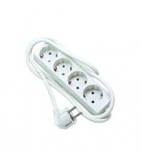 Regleta Enchufe Alargador Base con Interruptor 1,5 metros 6, 5, 4 Tomas.  48h