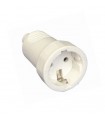 BASE AÉREA T.T. 16 AMP. PVC BLANCA